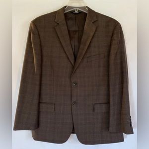 46 Regular Jos A Bank Traveler Mens 2 Button Wool Blazer Sport Coat